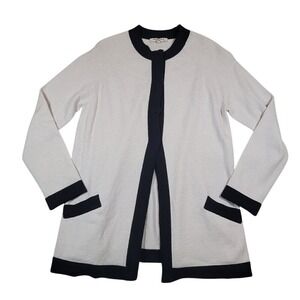 Barbara Lohmann 100% Cashmere Women's Cardigan Sz‎ IT40 US M Beige